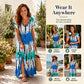 👗 2026 Sale — 28,600 Sold!💛 Women’s Tie Dye V Neck Maxi Dress – Summer Essential 🌈