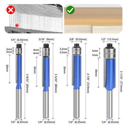 ⚙️ LIMITED-TIME 50% OFF! ✨ Biaxial Trimming Tool – Carbide Router Bit, Sharp Cut, Blue Nano Coating 🛠️