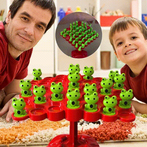 🐸 LIMITED-TIME 50% OFF! ✨ Montessori Frog Balance Tree Game – Fun Learning, Hand-Eye Coordination, Family Fun 🎲