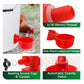 🎉 2026 Sale — Over 12,100 Sold!🐔5/16 Inch Thread Automatic Poultry Water Cups‑Auto Refill No‑Leak Chicken Drinker ✨