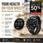 ⌚ LIMITED-TIME 50% OFF! 💬 Bluetooth Health Smartwatch – Call Ready, Multi-function, Stylish ❤️