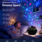 🎉 2026 Sale — Over 45,000 Sold 🌌 2-in-1 Rotating Star Projector Lamp – Bedroom Night Light ✨