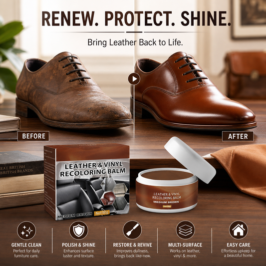 🎉 2026 Sale — Over 27,200 Sold!🛋️Leather Repair Paste for Sofas, Car Seats & Leather Furniture ✨