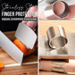 🎉 2026 Sale — Over 28600 Sold!💞 Stainless Steel Adjustable Finger Guard‑Kitchen Safe 🔪