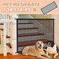 🎉 2026 Sale — Over 24800 Sold!💞 Pet Mesh Gate for Stairs‑Drill‑Free 🐾