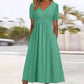 🎉 2026 Sale — Over 33,400 Sold 🏖️ Women V-Neck Short Sleeve Maxi Dress – Summer Vacation Dress 🌸