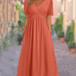 🎉 2026 Sale — Over 33,400 Sold 🏖️ Women V-Neck Short Sleeve Maxi Dress – Summer Vacation Dress 🌸