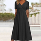 🎉 2026 Sale — Over 33,400 Sold 🏖️ Women V-Neck Short Sleeve Maxi Dress – Summer Vacation Dress 🌸