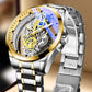 ⌚ LIMITED-TIME 50% OFF! ⚡ Double-Sided Skeleton Watch – Non-Mechanical Tourbillon, Luminous, 30M Waterproof ✨