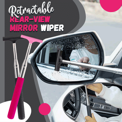 🚗 LIMITED-TIME 50% OFF! 💦 Retractable Side-Mirror Wiper – Extendable, Compact, Water Removal ✨