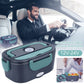 🎉 2026 Flash Sale — Over 39000 Sold! 🍱 2-in-1 Portable Electric Heating Lunch Box｜12V Car & 230V Home Dual Use,1.5L Stainless Steel,60W Fast Heating 🔌✨