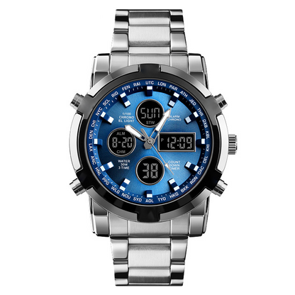 🎉 2026 Sale — Over 27300 Sold!💞 Men‘s Military Analog‑Digital Watch‑Waterproof 🛡️