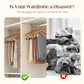 🎉 2026 Sale — Over 28,700 Sold! 👕 360° Swivel Solid Wood Multi-Hook Hanger | Anti-Slip Closet Storage Organizer ✨