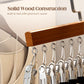 🎉 2026 Sale — Over 28,700 Sold! 👕 360° Swivel Solid Wood Multi-Hook Hanger | Anti-Slip Closet Storage Organizer ✨