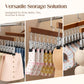 🎉 2026 Sale — Over 28,700 Sold! 👕 360° Swivel Solid Wood Multi-Hook Hanger | Anti-Slip Closet Storage Organizer ✨