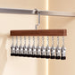 🎉 2026 Sale — Over 28,700 Sold! 👕 360° Swivel Solid Wood Multi-Hook Hanger | Anti-Slip Closet Storage Organizer ✨
