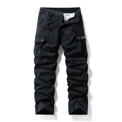 👖50% OFF!🛠️ Men's Cotton Cargo Tactical Pants – Multi-Pocket, Reinforced Construction & Adjustable Waist 🔧