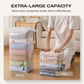 🗄️ LIMITED-TIME 50% OFF! ⚡ No-Pump Vacuum Storage Bags – Space Saving, Airtight Seal 🧺