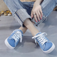 🎉 2026 Sale — Over 25,300 Sold! ⏳ Women’s Denim Mule Sneakers｜Slip-On Backless Casual Shoes 👟✨