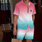 🎉 2026 Sale — Over 44,000 Sold!🌴 Men's Hawaiian Shirt & Shorts 2-Piece Set – Vacation Outfit 👕