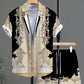 🎉 2026 Sale — Over 44,000 Sold!🌴 Men's Hawaiian Shirt & Shorts 2-Piece Set – Vacation Outfit 👕