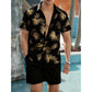 🎉 2026 Sale — Over 44,000 Sold!🌴 Men's Hawaiian Shirt & Shorts 2-Piece Set – Vacation Outfit 👕