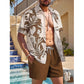 🎉 2026 Sale — Over 44,000 Sold!🌴 Men's Hawaiian Shirt & Shorts 2-Piece Set – Vacation Outfit 👕