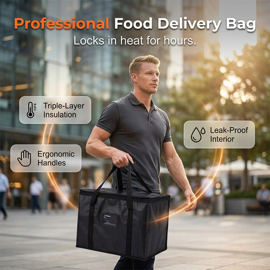 🎉 2026 Sale — Over 32,300 Sold 📢 Large Capacity Aluminum Foil Thermal Insulated Bag – Waterproof Food Cooler Tote ⏰
