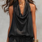 🎉 2026 Sale — Over 32,700 Sold 🍷 Sleeveless Cowl Neck Jumpsuit – Elegant Outfit ✨