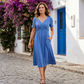 🎉 2026 Sale — Over 33,400 Sold 🏖️ Women V-Neck Short Sleeve Maxi Dress – Summer Vacation Dress 🌸