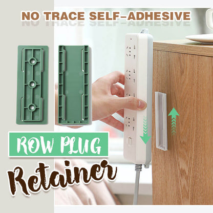 🎉 2026 Sale — Over 26400 Sold!💞 No Trace Self‑Adhesive Row Plug Retainer‑Space‑Saving 🔌