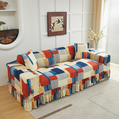 🎉 2026 Sale — Over 44,000 Sold!🛋️ High‑Stretch Sofa Slipcover‑Ruffled Hem & Full Protection ✨