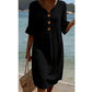 🎉 2026 Sale — Over 31,600 Sold 🔥 Women Solid Ruffle Sleeve V-Neck Midi Dress – Summer Casual Dress 🌸