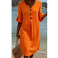 🎉 2026 Sale — Over 31,600 Sold 🔥 Women Solid Ruffle Sleeve V-Neck Midi Dress – Summer Casual Dress 🌸