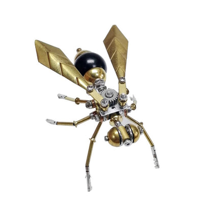 🎉 2026 Sale — Over 11,900 Sold!🐝3D Metal Bee Puzzle Assembly Model Kit ⚙️