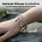 📿 LIMITED-TIME 50% OFF! ✨Vintage Pagan Charm Bracelet – Spiritual Symbols, Antique Silver, Bohemian Style 🌙
