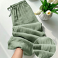 🎉 2026 Sale — Over 34,100 Sold 🌸 Women Crinkle Wide Leg Lounge Pants – Casual Bottoms ☁️