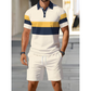 📢📢ONLY $42.99 FOR THE WHOLE 2 PIECES Outfit⏳LAST DAY SALE 50% OFF !!📢Men's Two-Piece Shirt and Shorts Set, Soft Breathable Casual Short Sleeve Top & Shorts Loungewear Set For Daily Summer Wear