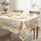 🎉 2026 Sale — Over 58,000 Sold!🌹Luxury Gold Rose Embossed Waterproof Tablecloth｜Stain Resistant Elegant Home Textile ✨