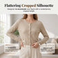 🎉 2026 Sale — Over 72,000 Sold ✨ Women Lightweight Cropped Button Cardigan – All Season Layering Top ☁️
