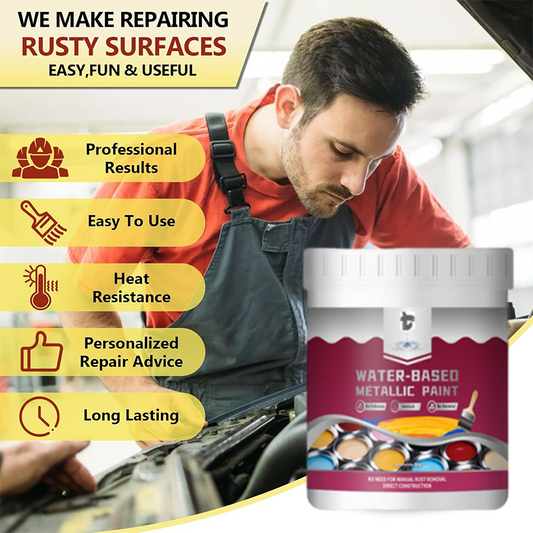 🎉 2026 Sale — Over 21,700 Sold!🔩 Rust Removal Converter Metallic Paint – Protective ✨