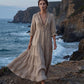 🎉 2026 Sale — Over 32,700 Sold 🌸 Women Ruffle V-Neck Tiered Maxi Dress – Summer Long Dress ⏰