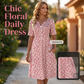 🎉 2026 Sale — Over 36,500 Sold 🌸 Women's V-Neck Floral Pocket Dress – Casual Outfit 🔥