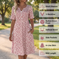 🎉 2026 Sale — Over 36,500 Sold 🌸 Women's V-Neck Floral Pocket Dress – Casual Outfit 🔥