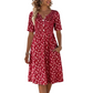 🎉 2026 Sale — Over 36,500 Sold 🌸 Women's V-Neck Floral Pocket Dress – Casual Outfit 🔥