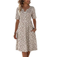 🎉 2026 Sale — Over 36,500 Sold 🌸 Women's V-Neck Floral Pocket Dress – Casual Outfit 🔥