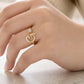 🎉 2026 Sale — Over 21500 Sold!💞 Sparkle Adjustable Initial Ring‑Personalized ✨
