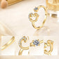 🎉 2026 Sale — Over 21500 Sold!💞 Sparkle Adjustable Initial Ring‑Personalized ✨