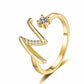 🎉 2026 Sale — Over 21500 Sold!💞 Sparkle Adjustable Initial Ring‑Personalized ✨