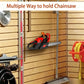 🎉 2026 Sale — Over 27,800 Sold!💞 Heavy‑Duty Wall Mount Chainsaw Hanger – Sturdy 🔨